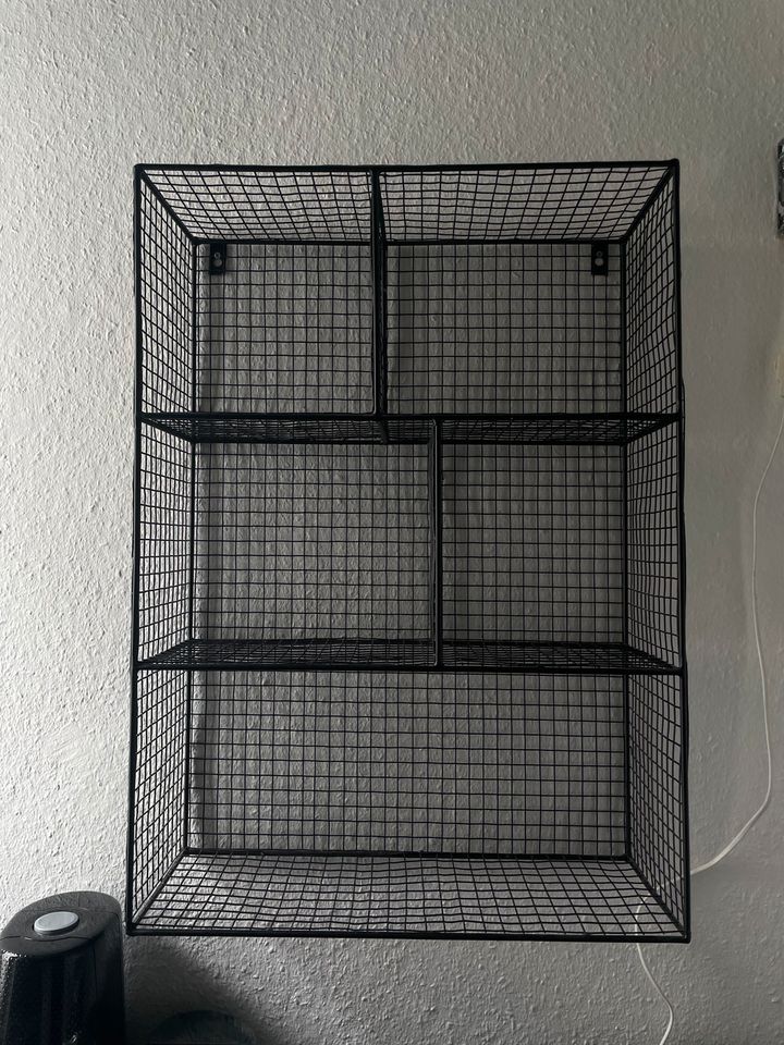 Jotex Wandregal Stark Metall in schwarz • 50x70cm in München