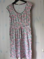 Boden Sommerkleid Baumwolle Modal Weiß 40R 40 Leichtes Kleid Midi Hessen - Wiesbaden Vorschau