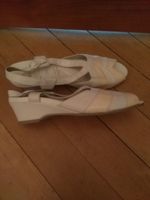 GANTER Sandalen weiß-beige,weiches Leder,Kork-Fußbett Gr.40,5 Berlin - Wilmersdorf Vorschau