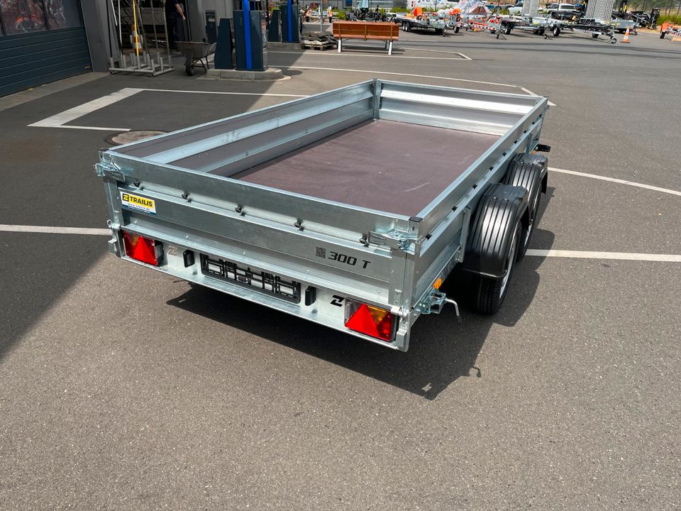 Tandem Anhänger Trailer 300x150x35 cm / TRAILIS 750 kg Tieflader in Weilerswist