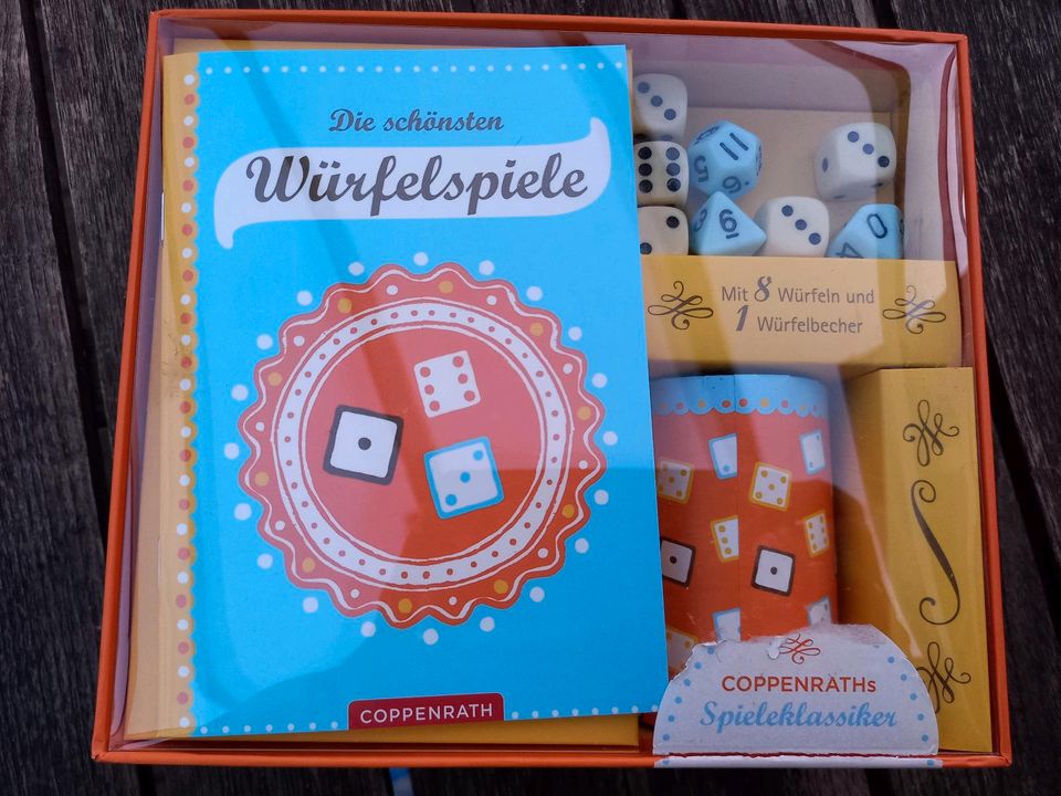 UNBESPIELT! Spieleklassiker Würfelspiele COPPENRATH Geschenk in Berge