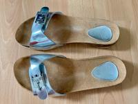 Scholl Bahama Pantoletten silber Gr. 40 Frankfurt am Main - Oberrad Vorschau