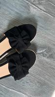 Schwarze Keilsandalen – mit Schleife Baden-Württemberg - Kraichtal Vorschau