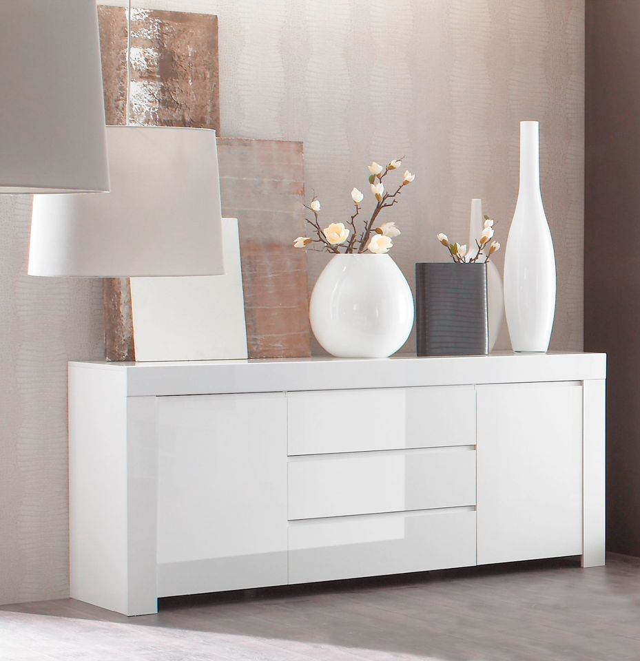 Sideboard Amalfi 190cm weiß Lack von LC Spa Neu in Büdingen