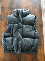 Schwarze Puffer schwarze Weste  Kunstleder Leder  Gr. XS wie neu Bayern - Monheim Vorschau