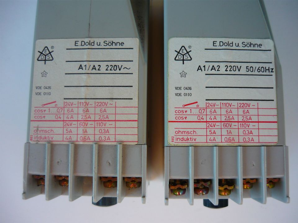 Zeitrelais E. Dold AI 953N.0082 , 220V, 0,3-6 sek NEU od Versuch in Waldstetten