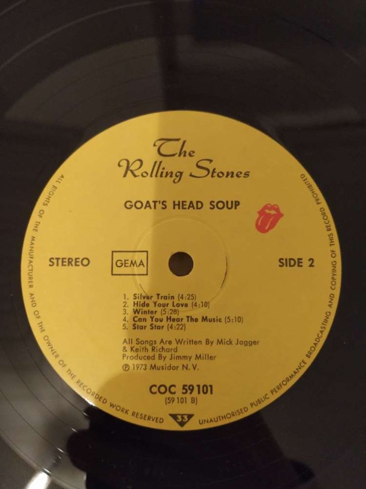 Vinyl Schallplatte The Rolling Stones Goat's Head Soup COC 5910 in Köln