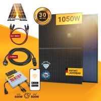 Balkonkraftwerk 1050W / 800W Bifacial Glas Solarmodule + 5m Kabel Niedersachsen - Visbek Vorschau