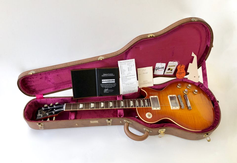 Gibson Reissue 1960 Les Paul Aged 2012 Custom Shop Iced Tea Burst in Kehl