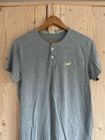 Hollister T-Shirt Herren Oberteil Shirt Gr. S grau mit Logo grün Bayern - Luhe-Wildenau Vorschau