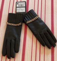 Handschuhe schwarz mit goldener Kette Neu mit Etikett Gr. 7,5 Bayern - Kulmain Vorschau