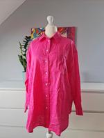 Pinke Oversized Hemd Bluse 100 % Leinen luftig M/L Nordrhein-Westfalen - Rees Vorschau