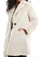 Pull & Bear Weicher Mantel aus Kunstpelz Gr. XS 34 ecru Kr. Passau - Passau Vorschau
