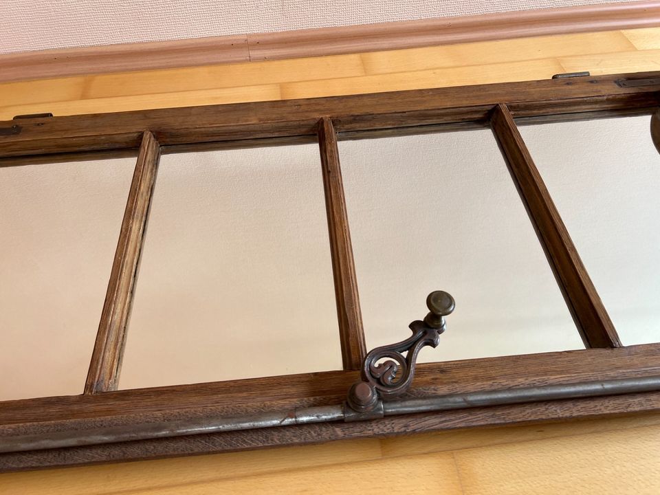 Vintage Fensterrahmen mit Spiegel (53 x 13 x 117cm, 10,1kg) in Bocholt