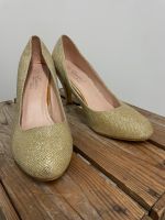 Kostüm Damen Schuhe Gold Größe 38 Düsseldorf - Gerresheim Vorschau