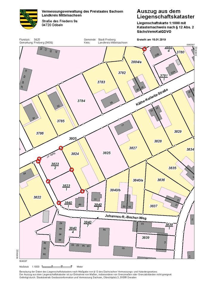 Grundstücksverkauf: Bauland in Top-Lage in Freiberg in Freiberg