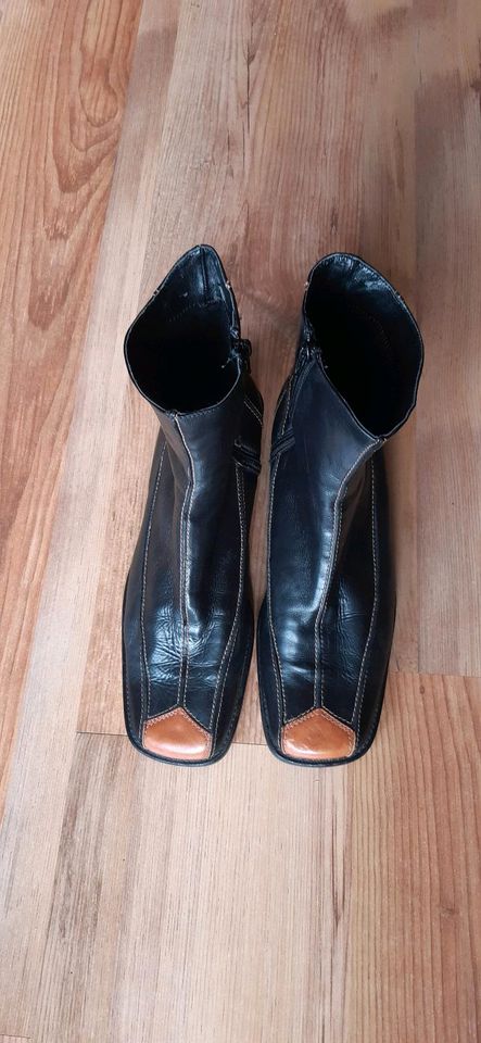 Elegante Damenstiefeletten, schwarz, Größe 42 in Schenefeld (Kreis Steinburg)