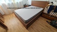 Vollbett mit 4 Schubladen und Lattenrost und Matratze 200X140 Hamburg-Mitte - Hamburg Wilhelmsburg Vorschau