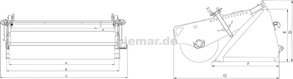 Kehrmaschine ZS 220cm Kehrmaschine - eine Maschine in Schwäbisch Hall