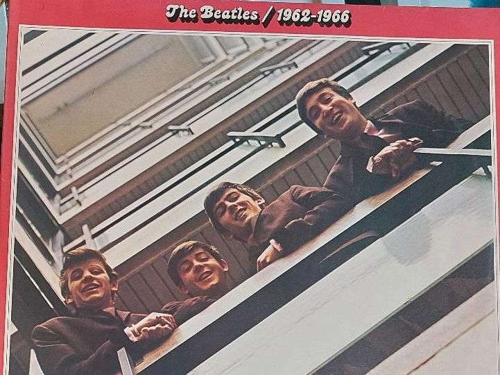 Schallplatte Beatles Rot in Krefeld