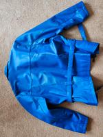 Lederjacke Damen Größe 38 blau Brandenburg - Stahnsdorf Vorschau