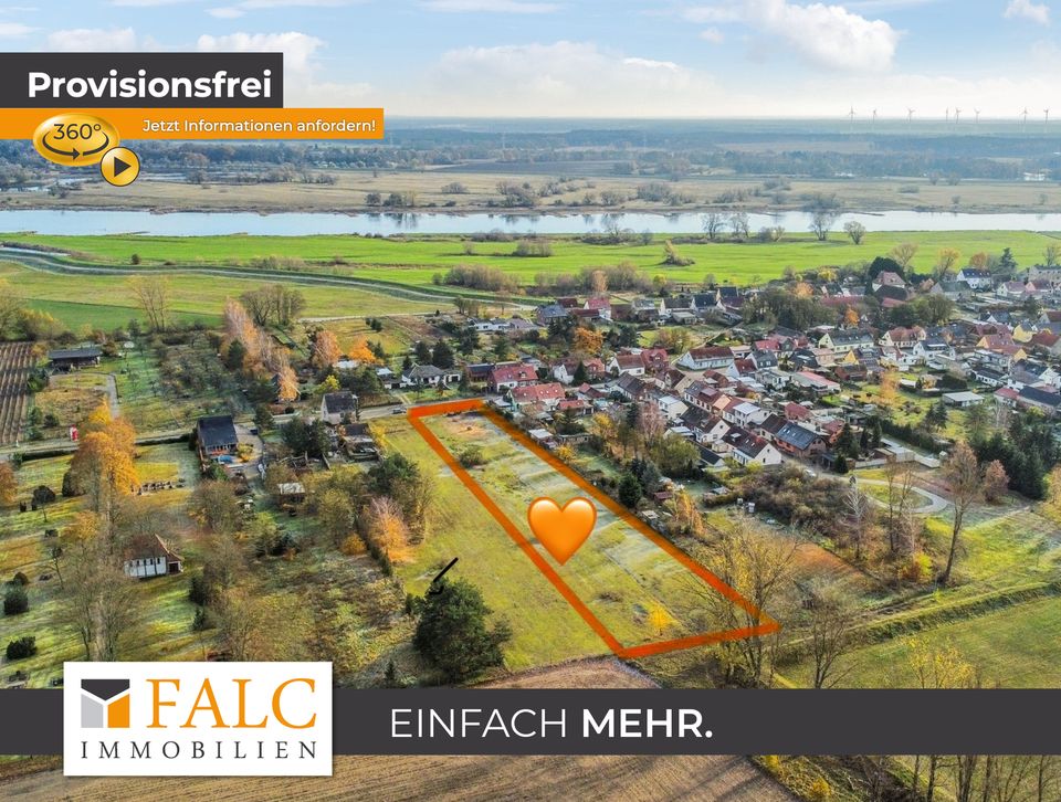 Schönes Grundstück in Elbnähe, kurzfristig bebau und teilbar! in