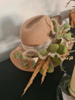 Hut Hochzeit Boho Vintage Filzhut mit Trockenblumen Nordrhein-Westfalen - Kamen Vorschau