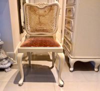 Wunderschöner Barock antiker Stuhl Vintage Wiener Geflecht Holz Osterholz - Tenever Vorschau