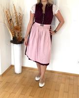 Wenger Dirndl hochgeschlossen bordeaux~rose 65er Länge Gr.34 Bayern - Poing Vorschau