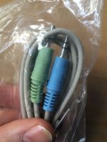 Klinke Kabel 3,5mm Blau Grün Harburg - Hamburg Hausbruch Vorschau