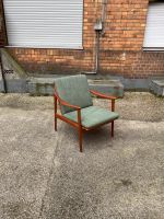 ◤ Frederik Kayser Vatne Teakholz Sessel mid Century Teak Chair Vintage Stuhl Dänisch Design Danish 50er 60er 70er Retro Sofa Couch daybed Mitte - Tiergarten Vorschau