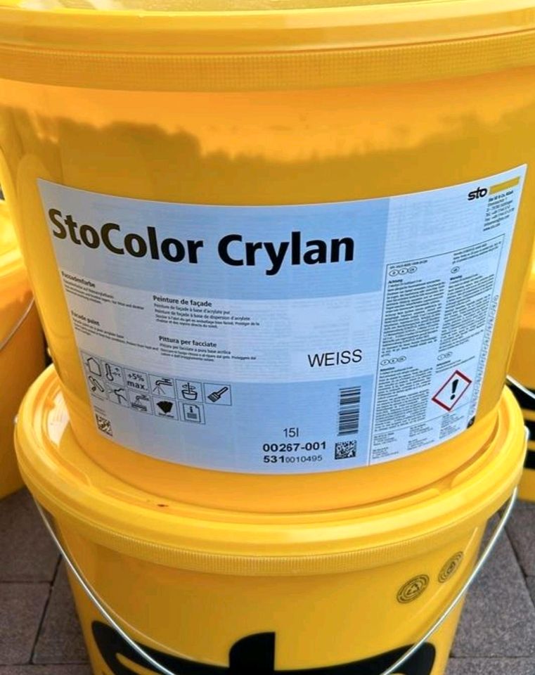 Sto color crylan Fassadenfarbe weiss in Oer-Erkenschwick