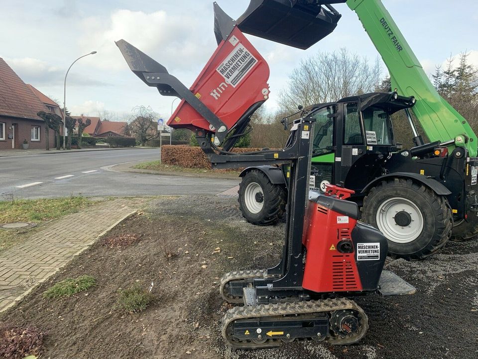 ‼️Miete‼️ Dumper Erdkarre Kettendumper in Neuenkirchen - Merzen