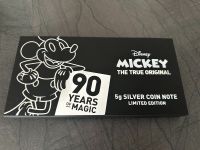 Disney Mickey Silber Coin Note Thüringen - Frankenblick Vorschau