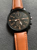 Reduziert Tolle Herren Uhr braun schwarz flach Armbanduhr Baden-Württemberg - Ludwigsburg Vorschau