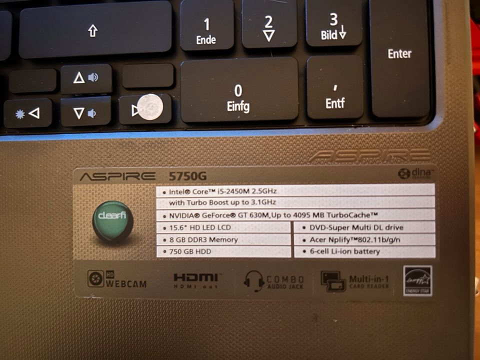Acer Aspire 5750 G NVIDIA GeForce in Pulsnitz