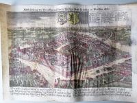 Historische Karte Leipzig von 1665 Churfürstliche Statt in Meisse Sachsen - Löbnitz Vorschau