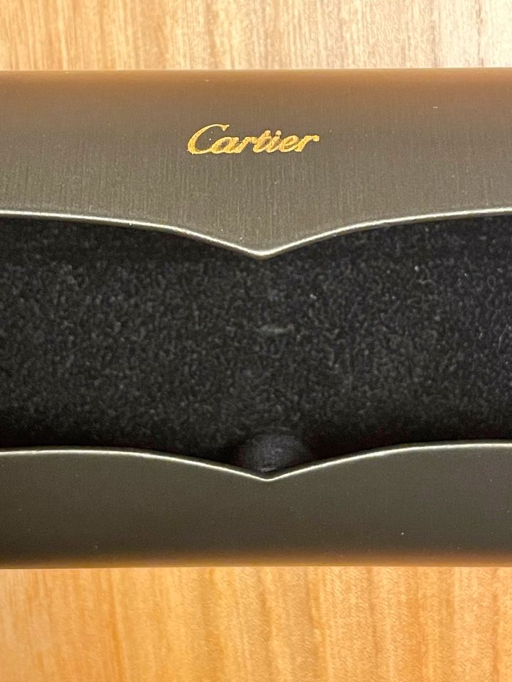 CARTIER BRILLE ETUI KARTONAGE SCHUTZBEUTEL ZERTIFIKAT in Hamburg