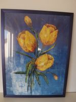 BILD, Blumen-Druck im Rahmen 65 x 85 cm, ein farbl. Hingucker! Nordrhein-Westfalen - Minden Vorschau