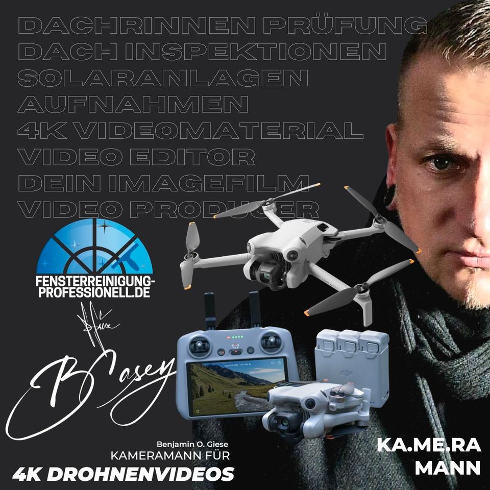Drohnenpilot / Dachinspektion / Solaranlagen Prüfung / 4K Video in Stahnsdorf