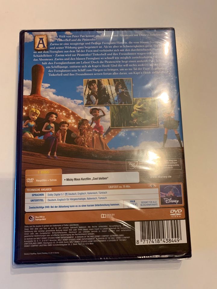 DVD „Tinkerbell und die Piratenfee“ von Disney - neu verpackt !!‘ in Bremerhaven