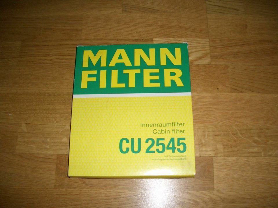 Innenraumfilter CU2545,CU2243 je10€ Luftfilter C30 130 15€ in Köln