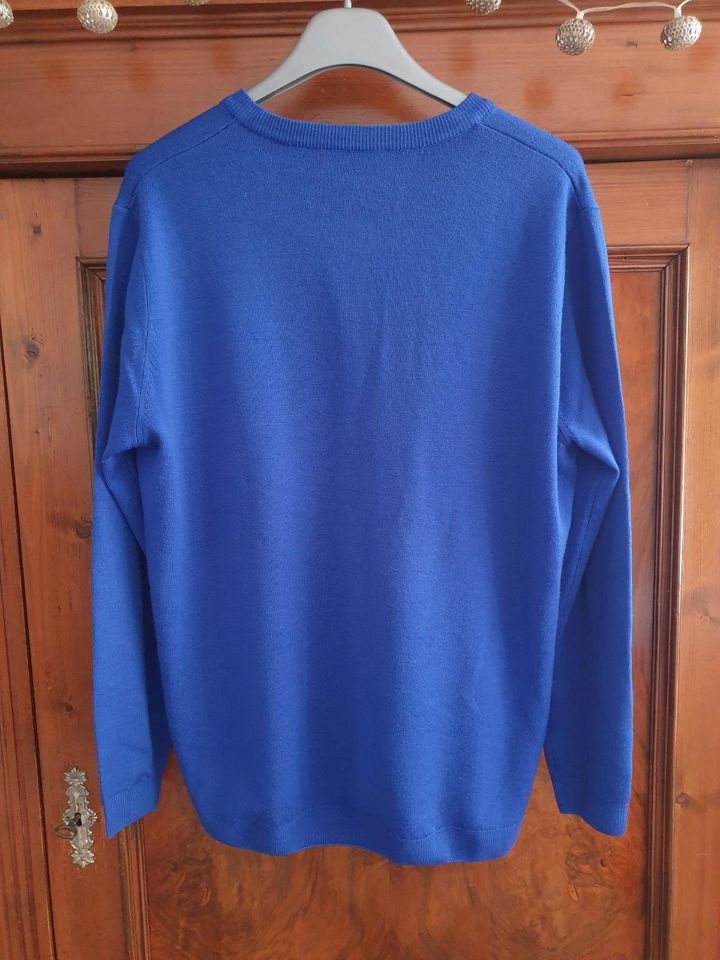 PETER HAHN 100% Wolle Cardigan, XL 42/44 royal blau, neuwertig in Stuttgart