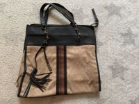 Tasche von Tamaris schwarz beige braun shopper Bielefeld - Brackwede Vorschau