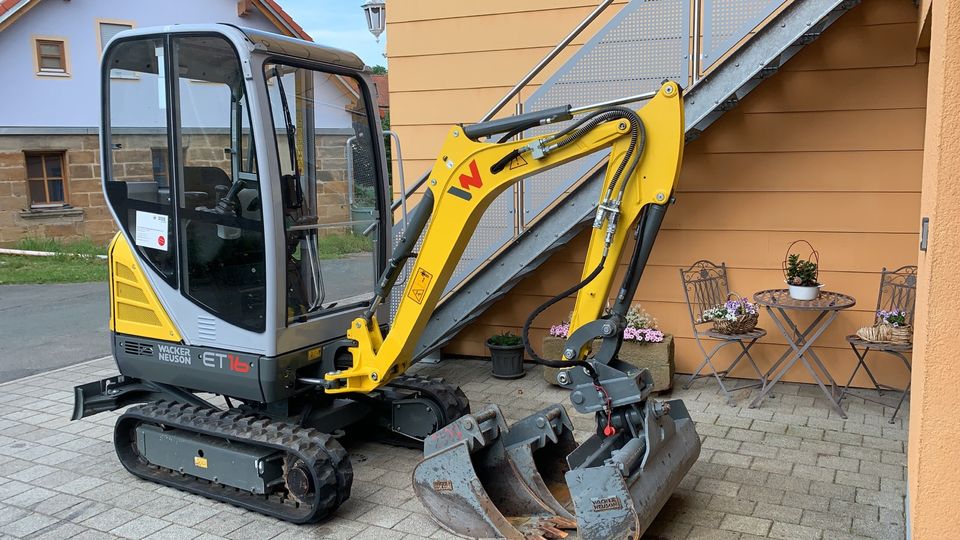 Minibagger Vermietung Baumaschinen Mieten Leihen in Eckersdorf