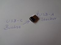 Adapter USB-C Buchse auf USB-A Stecker Metall -NEU- Nordrhein-Westfalen - Herne Vorschau