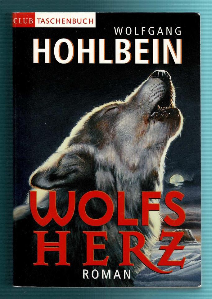 Wolfgang Hohlbein – Wolfsherz. Fantasy-Horror  (TB 2002) in Darmstadt