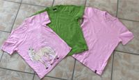 SET 3 JAKO-O T-Shirts 128 134 Einhorn rosa grün Mädchen Kurzarm Niedersachsen - Elze Vorschau