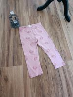 H&M Capri 7/8 Leggings altrosa Einhorn Glitzer Thüringen - Wichtshausen Vorschau