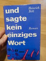 Buch Heinrich Böll Und sagte kein einziges Wort 1953 Sachsen-Anhalt - Halle Vorschau